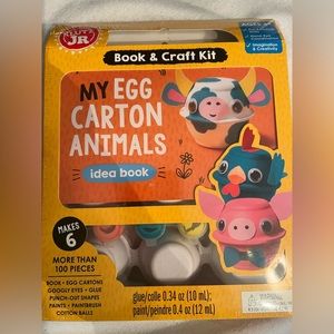 Klutz Jr Crafts Egg Carton Animals New in Box